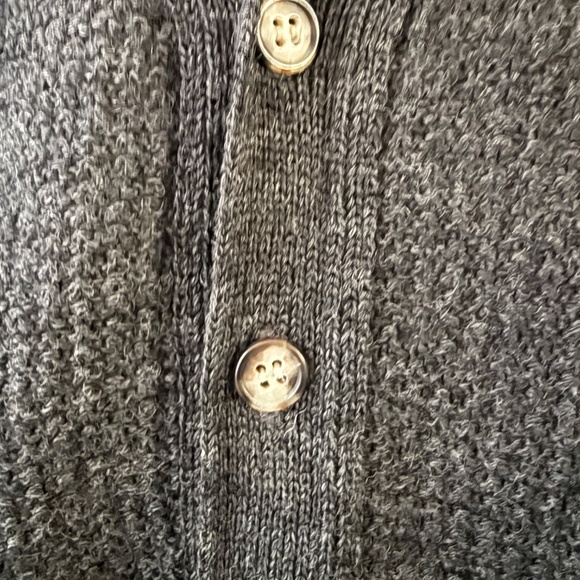 Johnstown LTD Men’s 100% Wool Gray Sweater Vest Size L Grandpa core - Picture 7 of 9